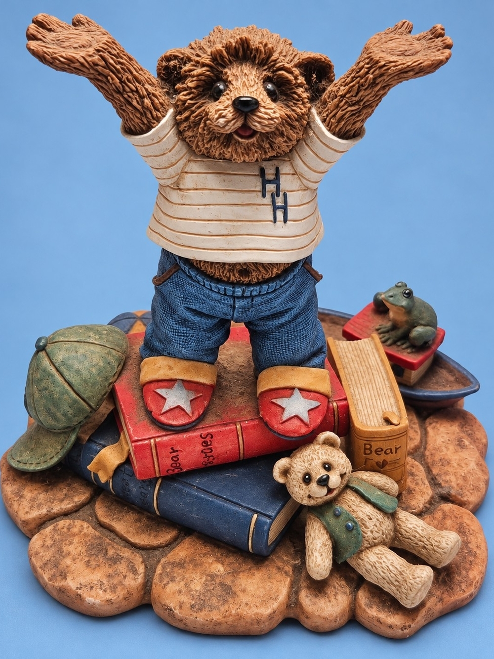Fitz & Floyd Honeybourne Hollow The Sky’s The Limit Bear Figurine 27/111 1999
